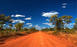 dirt track in darwin